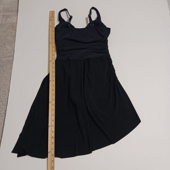 MagicSuit Celine Black Swimsuit Swim Dress Size 8 Ruched Shaping Pool Beach - Picture 16 of 16